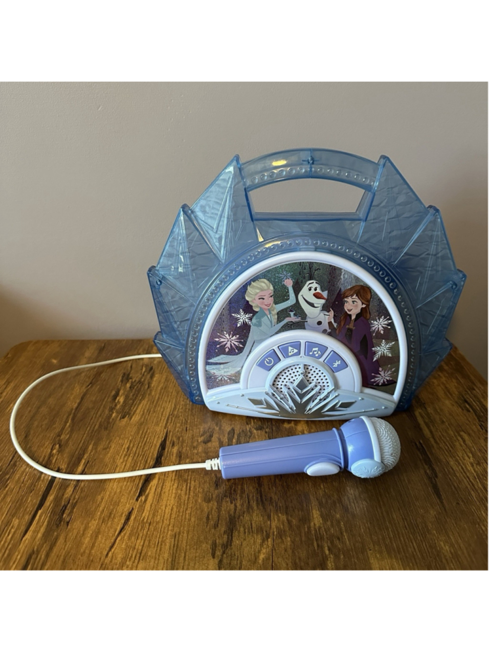 Disney Frozen 2 Bluetooth Sing-Along Boombox Speaker with Microphone